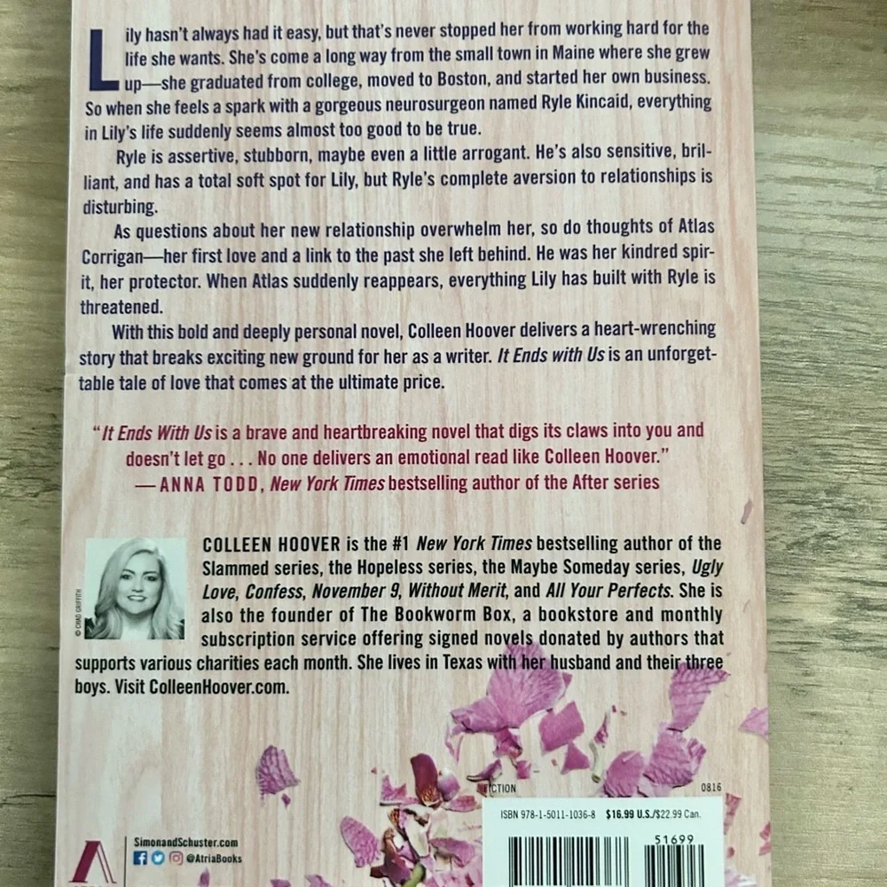 Verity and It Ends With Us Book Set-One New! Colleen Hoover - Picture 6 of 6